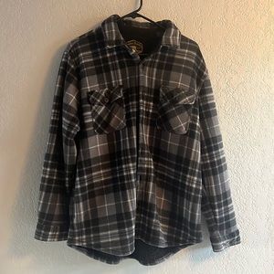 Fleeced line flannel
